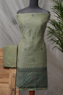 Foliage Hues - Mul Chanderi Suit Piece