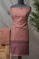 Roseate Motif - Mul Chanderi Suit Piece