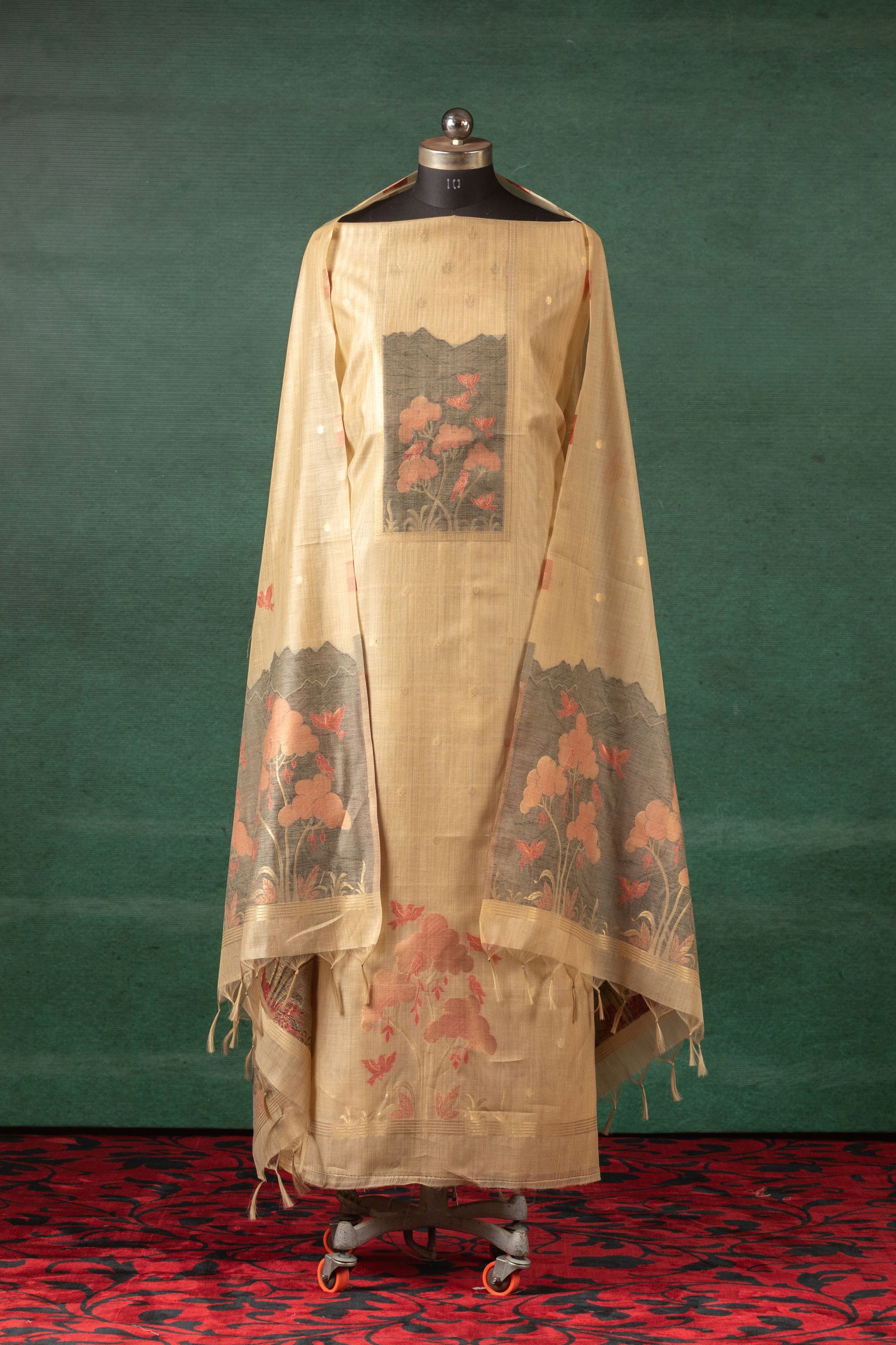 Shell Glow – Cotton Suit Piece