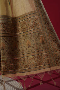 Sunny Yellow Muga Cotton Suit Piece