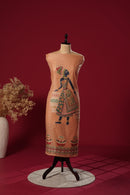 Ember Saffron Mul Chanderi Suit Piece