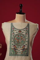 Haven Beige Muga Cotton Suit Piece