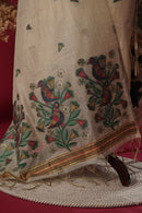 Haven Beige Muga Cotton Suit Piece