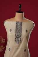 Dune Beige Muga Cotton Suit Piece