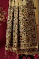 Bliss Yellow Muga Cotton Suit Piece