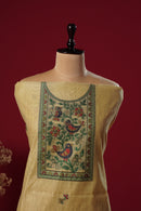 Ray Yellow Muga Cotton Suit Piece