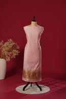 Vision Pink Muga Cotton Suit Piece