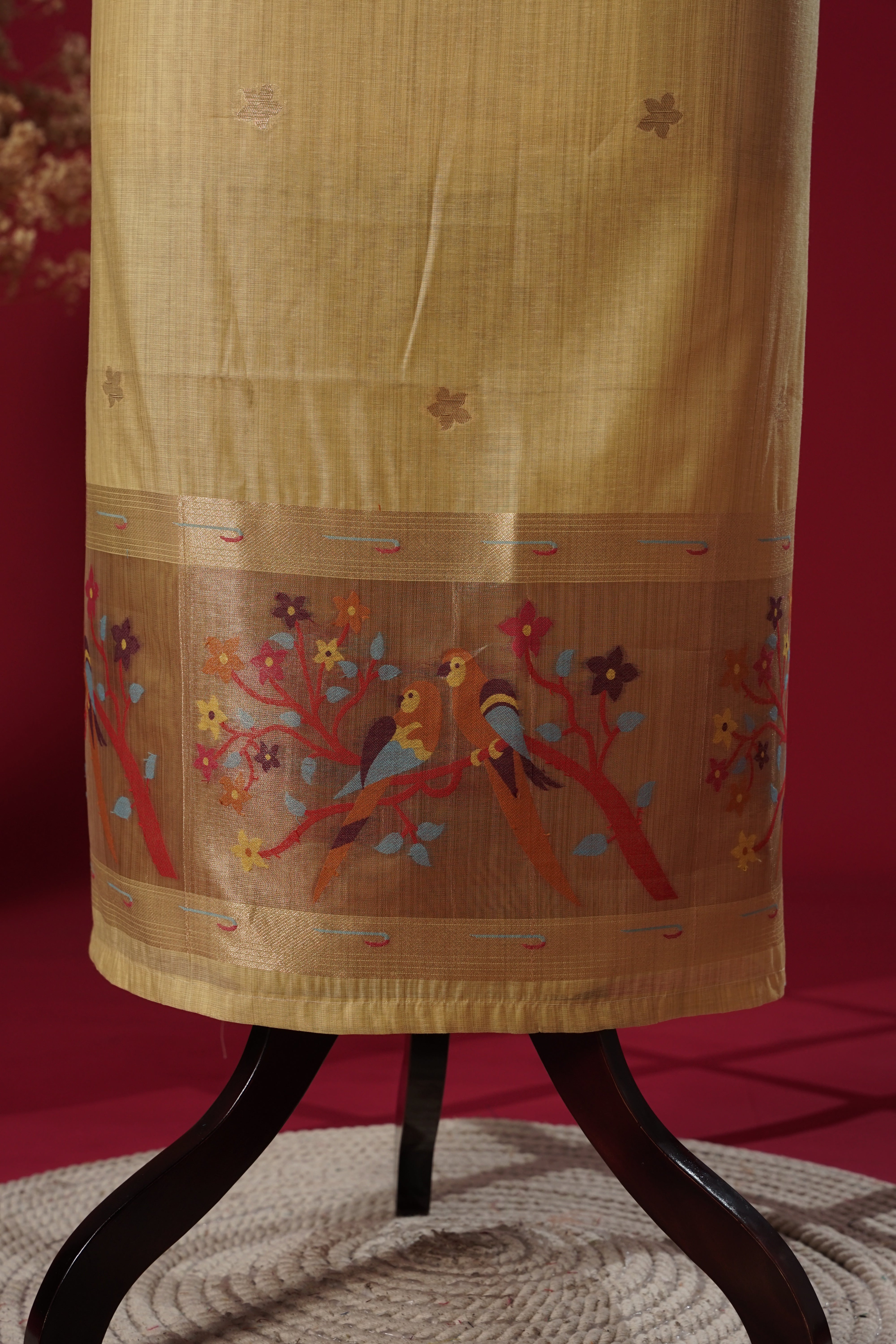 Dream Yellow Muga Cotton Suit Piece