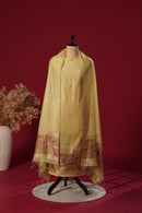 Dream Yellow Muga Cotton Suit Piece