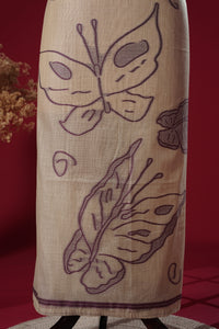 Mystic Wine Muga Cotton Suit Piece