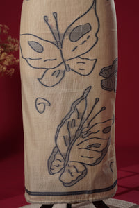 Cosmic Navy Muga Cotton Suit Piece