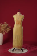 Halo Yellow Muga Cotton Suit Piece