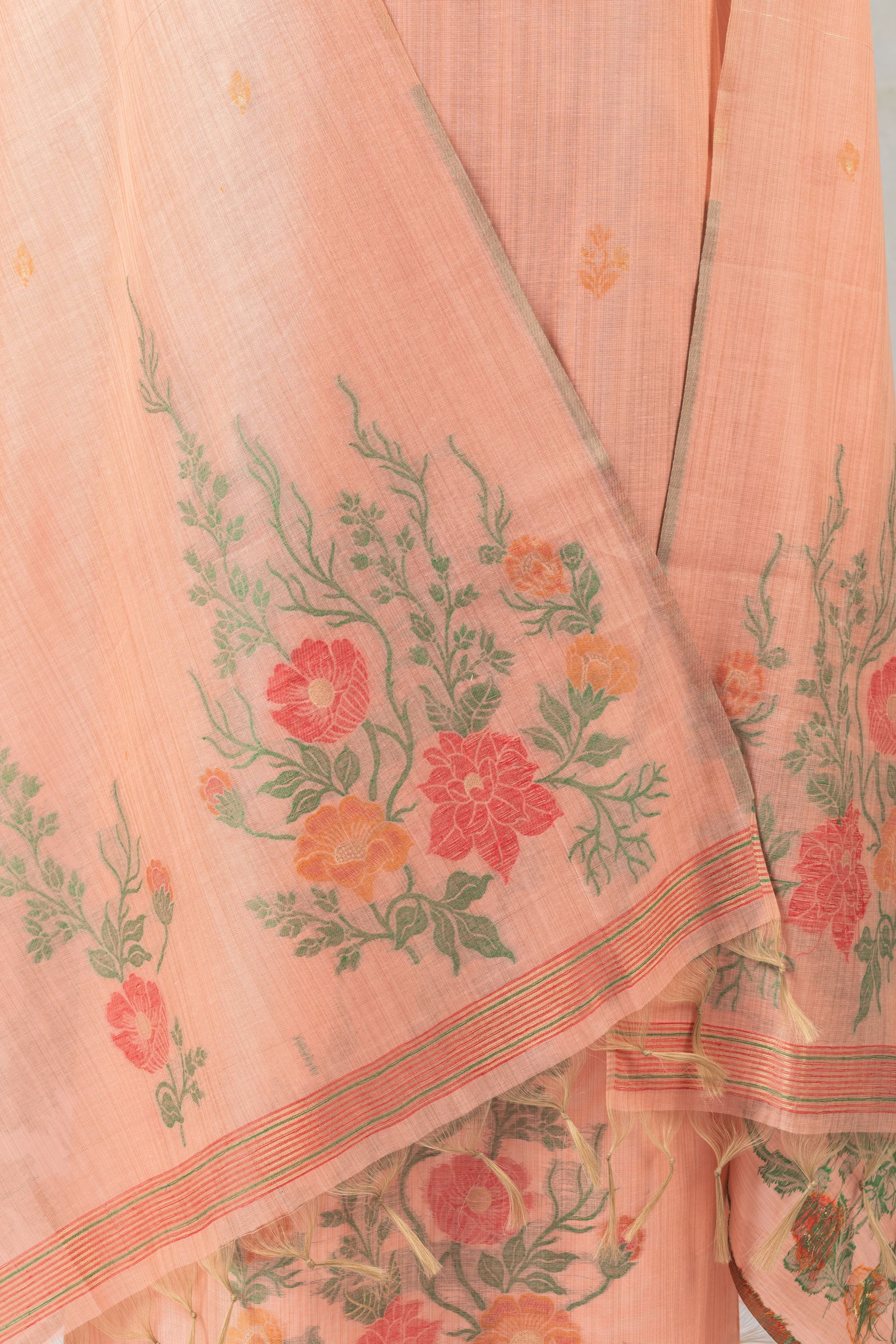 Peach Ivy – Cotton Suit Piece