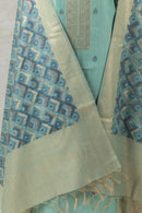 Indigo Motif – Cotton Suit Piece
