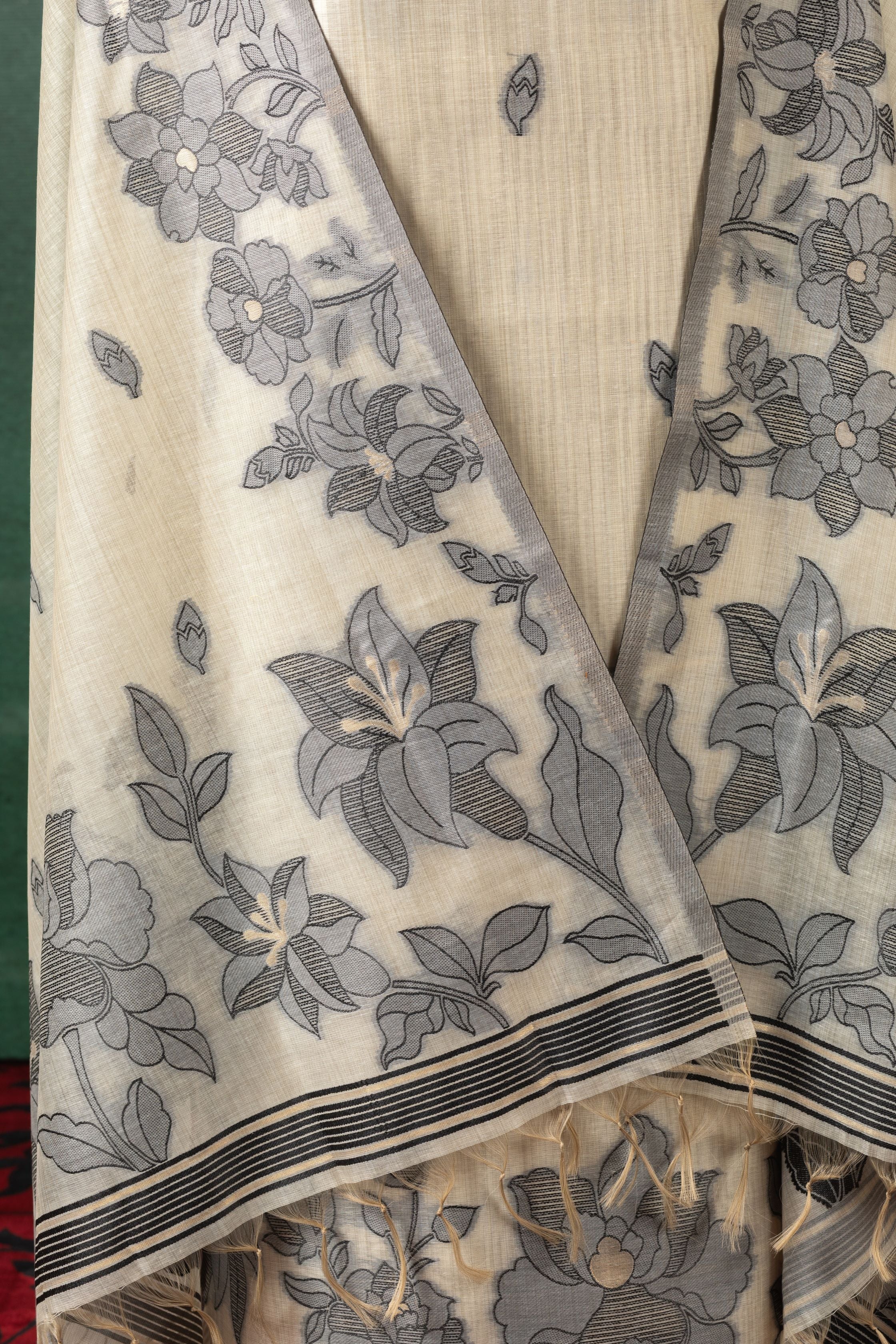 Shadow Bloom – Cotton Suit Piece