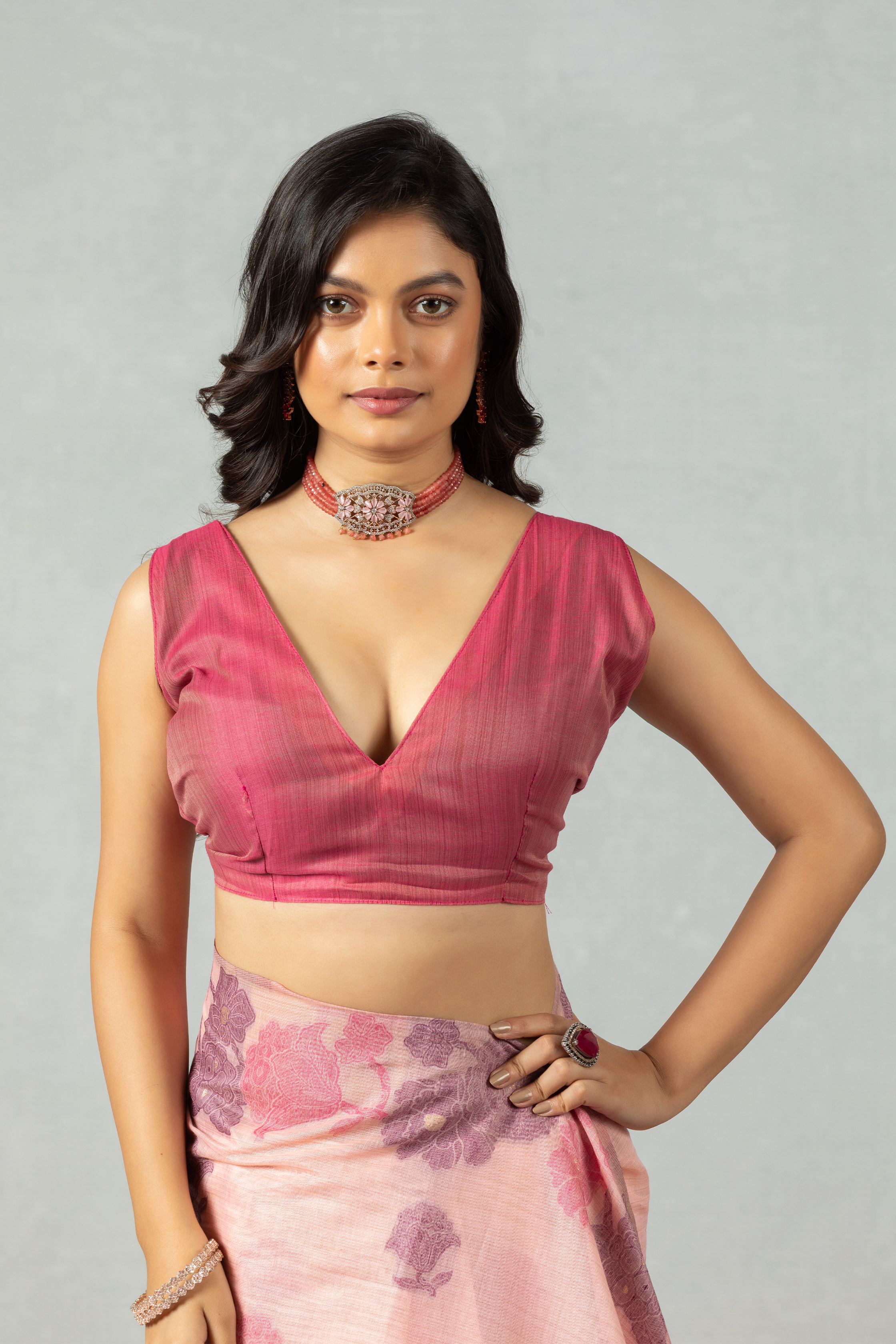 Yugrita - The Threaded Rose Saree