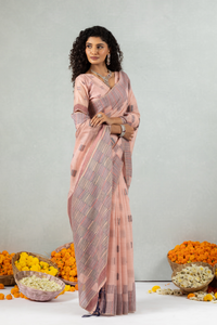 Reya - The Subtle Stitch Saree