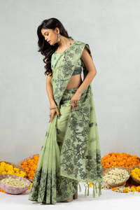 Varnika  - The Hand-Drawn Drape Saree