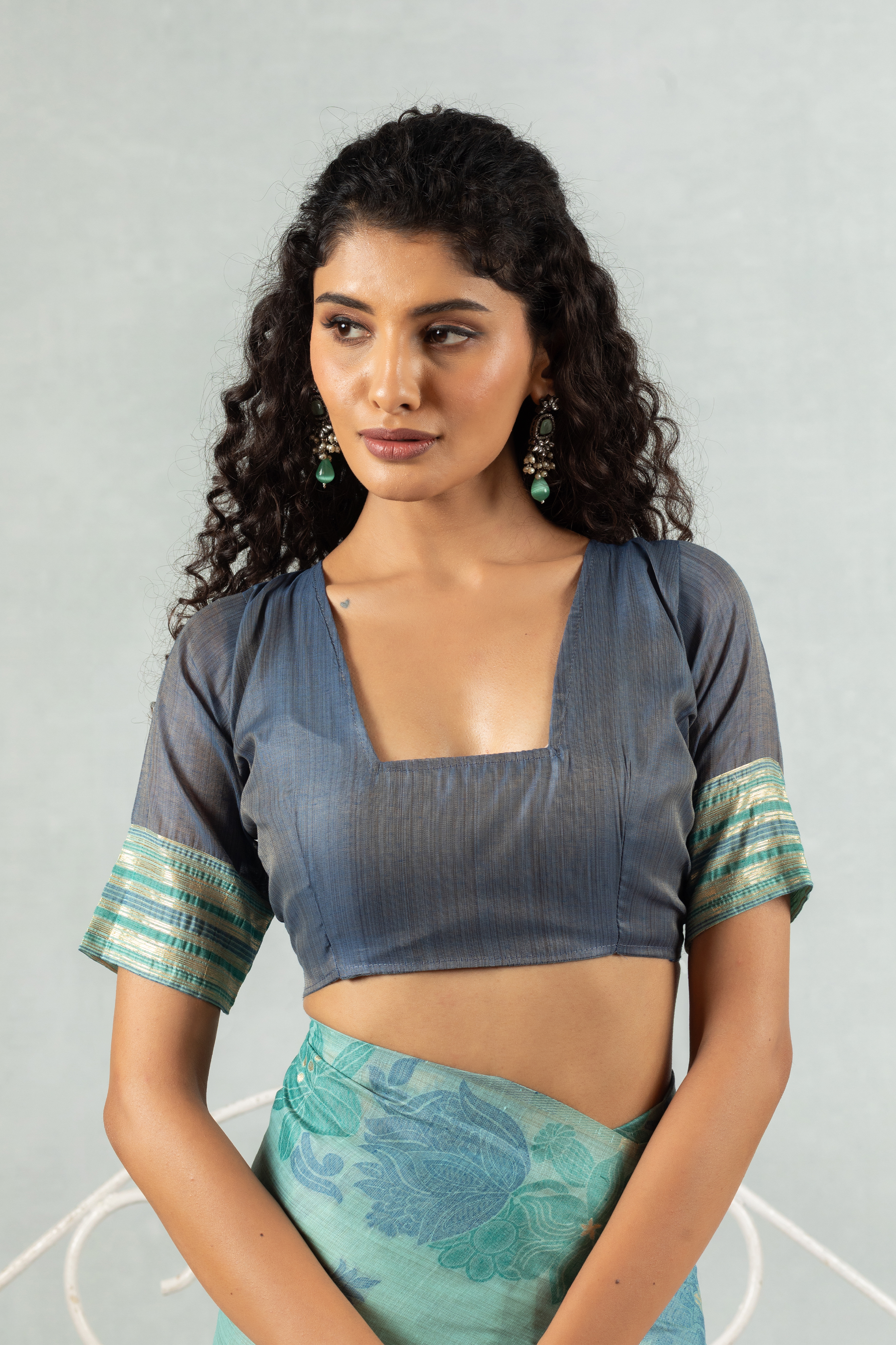 Taarika - The Mint Bloom Saree