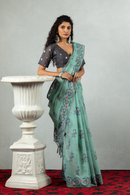 Ruhani - Whispers of floral grace Saree