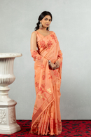 Ilaana  The Bloomed Canvas Saree