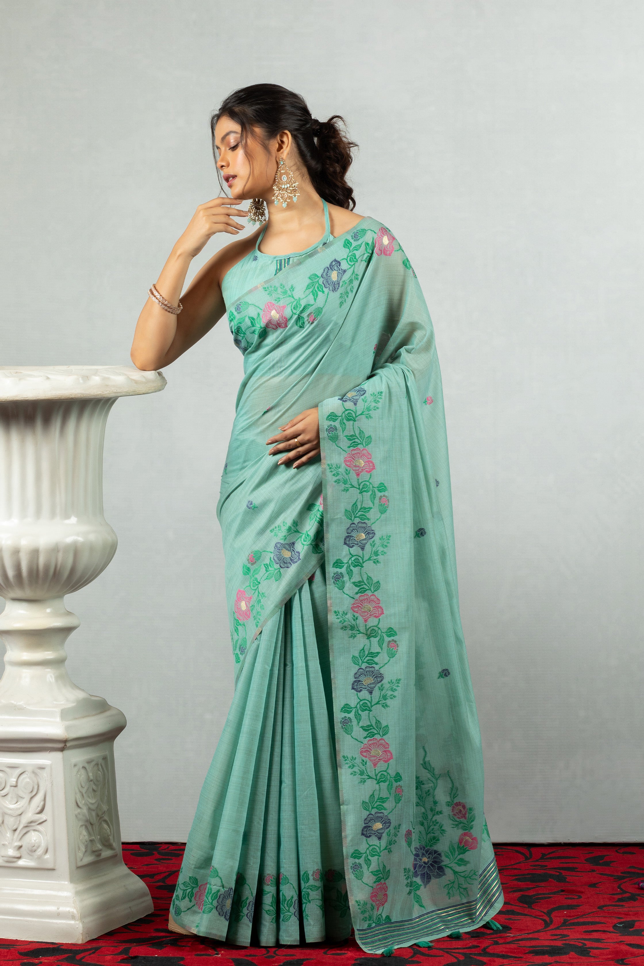 Zyra - The Pastel Garden Saree