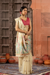Keya - The Wildflower Walk Saree