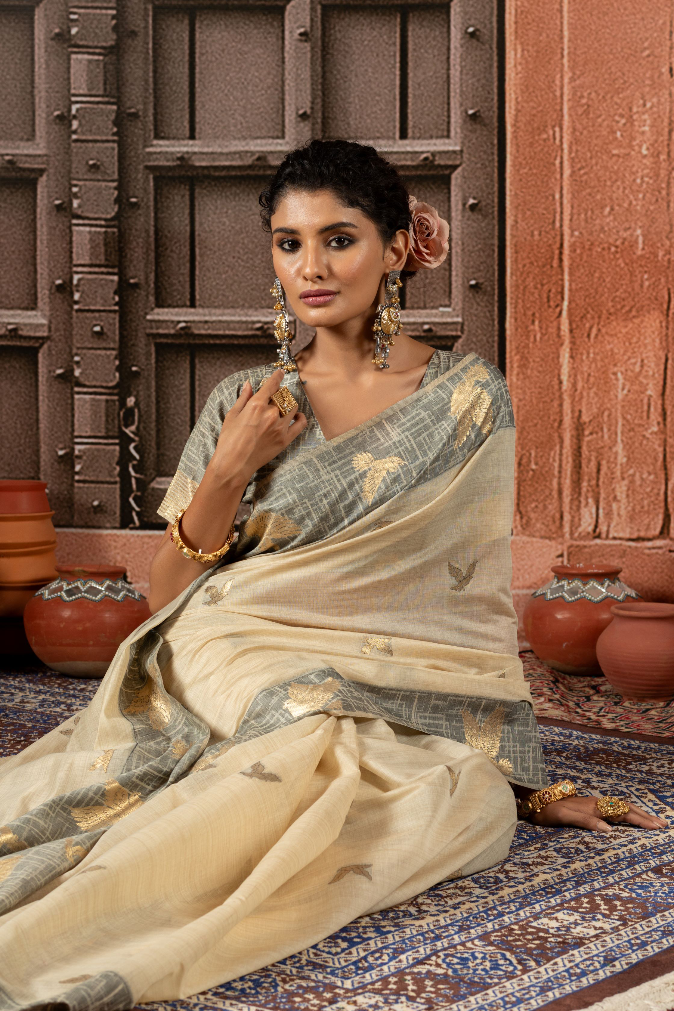 Iravya - The Forest Song Saree
