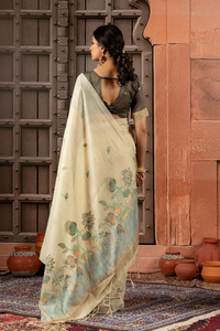 Tvarita - The Whispering Petals Saree