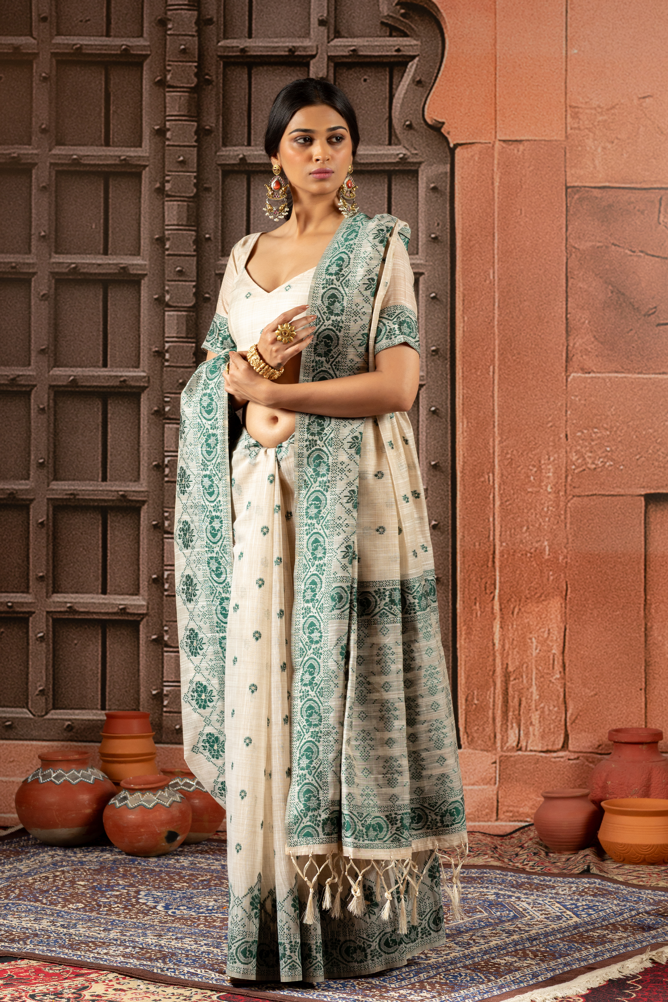 Taara - The Garden Calm Saree