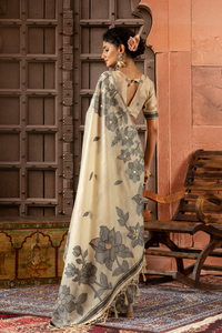 Tanirika - The Clay & Charcoal Saree