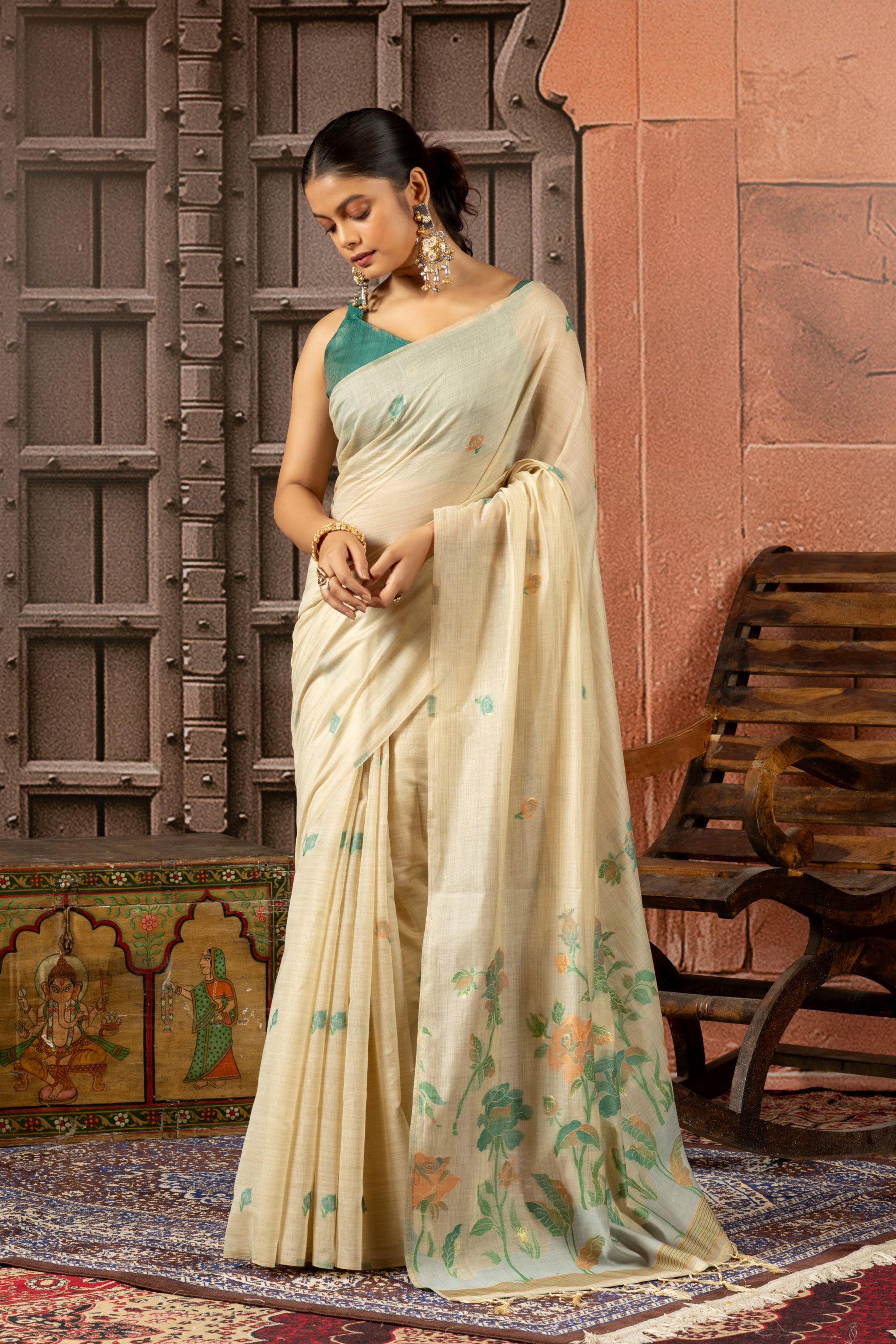 Anaya - The Painted Garden Saree