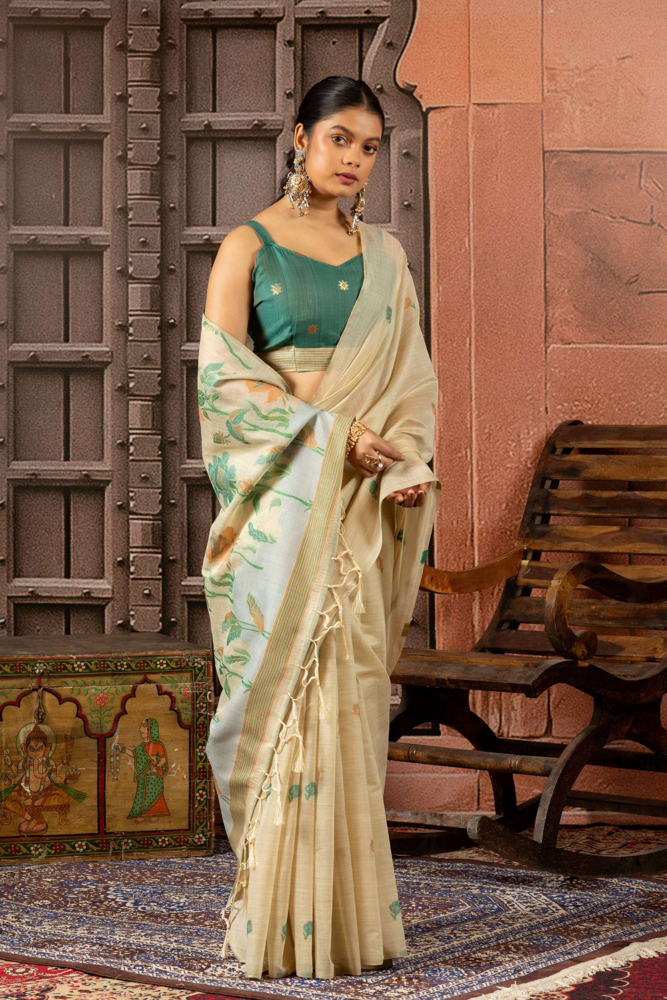 Anaya - The Painted Garden Saree