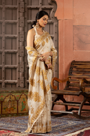 Swarnima - The Subtle Gold Story Saree