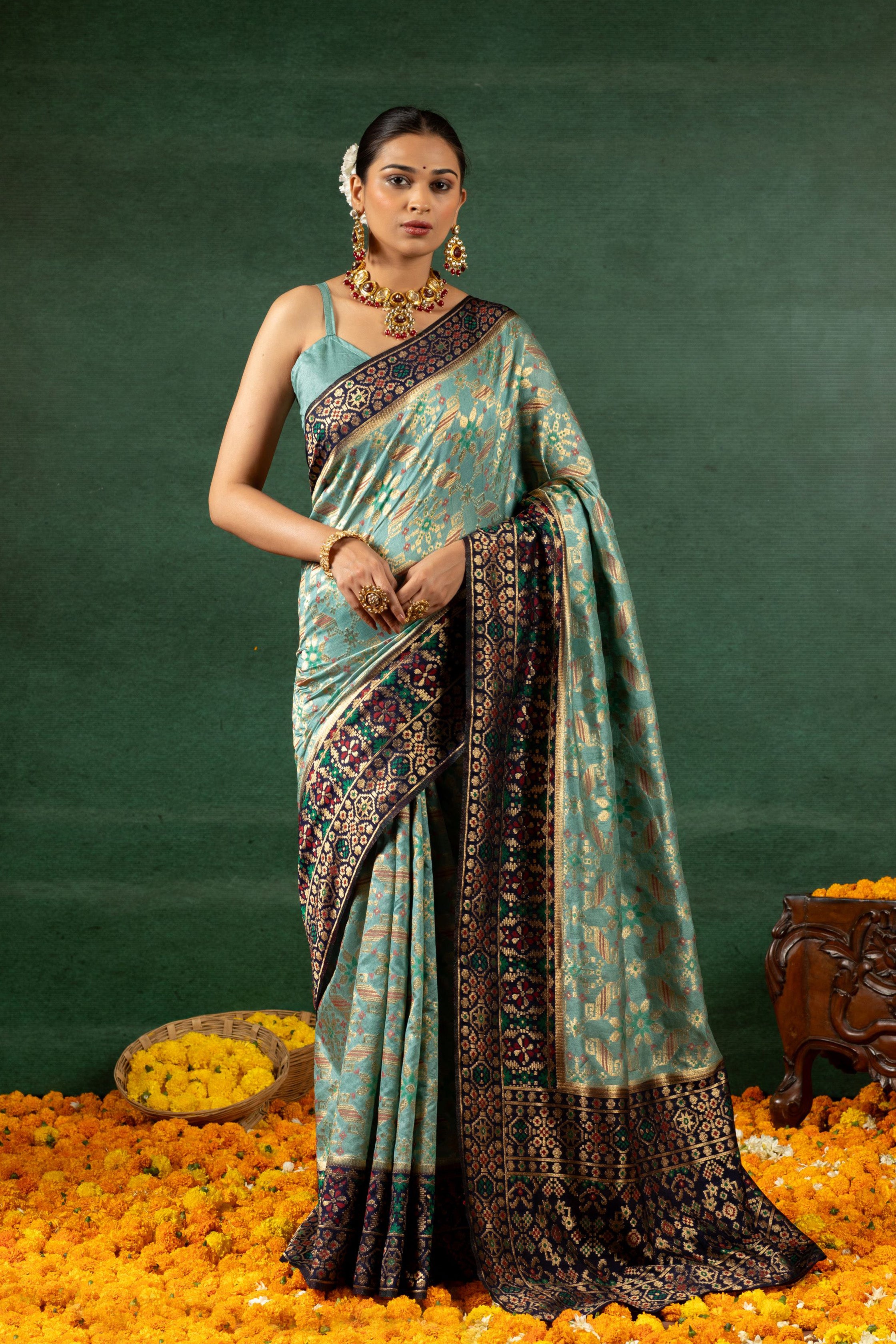 Meher - The Midnight Mosaic Saree