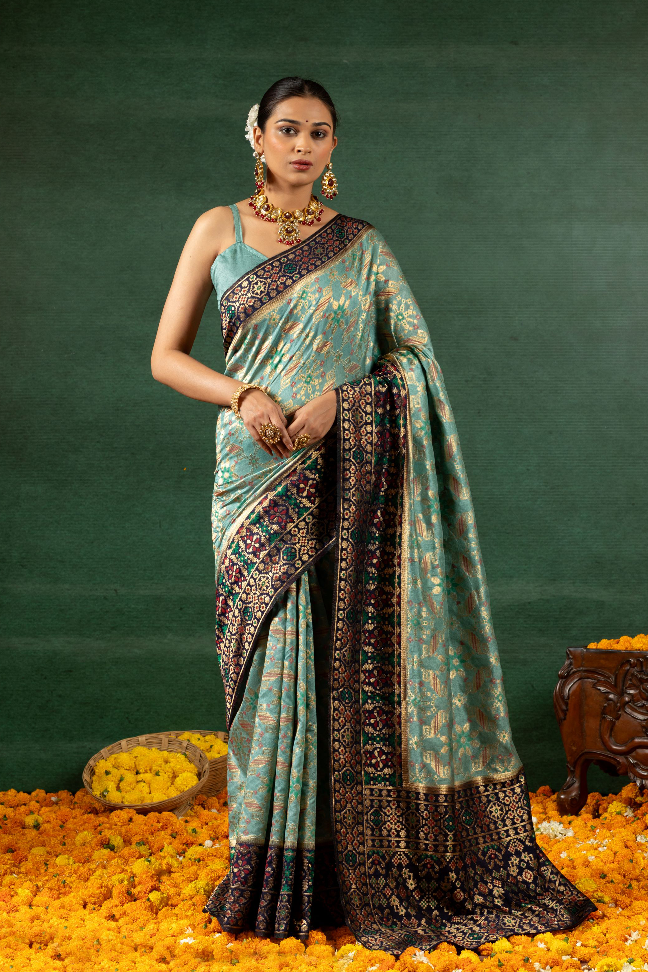 Meher - The Midnight Mosaic Saree