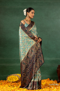 Meher - The Midnight Mosaic Saree