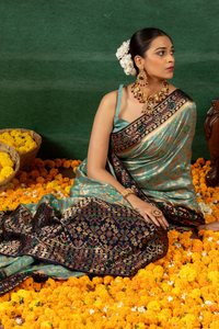Meher - The Midnight Mosaic Saree