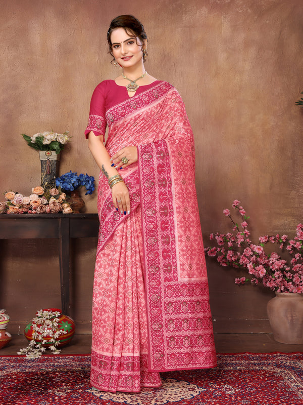 GAJRI PATOLA SILK SAREE