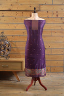 Aafreen – The Kashmiri Grace | Kashmiri Mul Chanderi Suit Piece – Purple