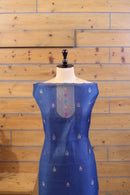 Rang – The Kashmiri Palette | Kashmiri Mul Chanderi Suit Piece – Royal Blue