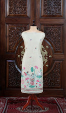Rooh – The Pichwai Reverie | Pichwai Muga Cotton Suit Piece – Cream