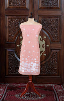 Adaa – The Elegant Motif | Jamdani Muga Cotton Suit Piece – Peach