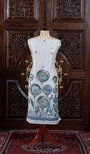 Kashish – The Soft Allure | Muga Cotton Suit Piece – Off-White Rama