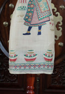 Nazm – The Woven Verse | Muga Cotton Suit Piece – Cream