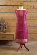 Rang – The Kashmiri Palette | Kashmiri Mul Chanderi Suit Piece – Pink