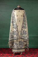Shadow Bloom Jamdani Mul Chanderi Suit Piece