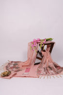 Rosette Trail Jamdani Pichwai Cotton Suit Piece