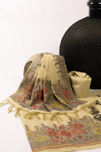 Sand Crest Jamdani Munga Cotton Suit Piece