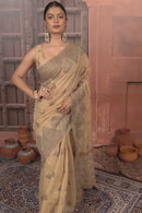 Kritika  The Rustic Thread Saree